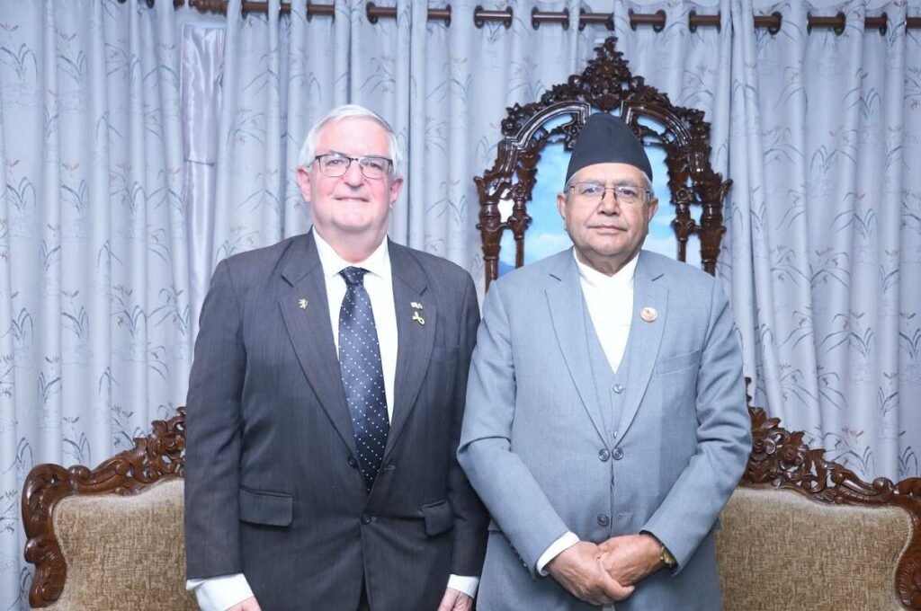 Devraj ghimire and ambassador of Israel