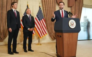 पाकिस्तानमा २१ घण्टा चलेको इरान–अमेरिका वार्ता निष्कर्षविहीन JD Vance Press conference