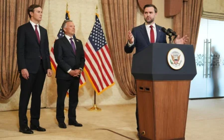 पाकिस्तानमा २१ घण्टा चलेको इरान–अमेरिका वार्ता निष्कर्षविहीन JD Vance Press conference