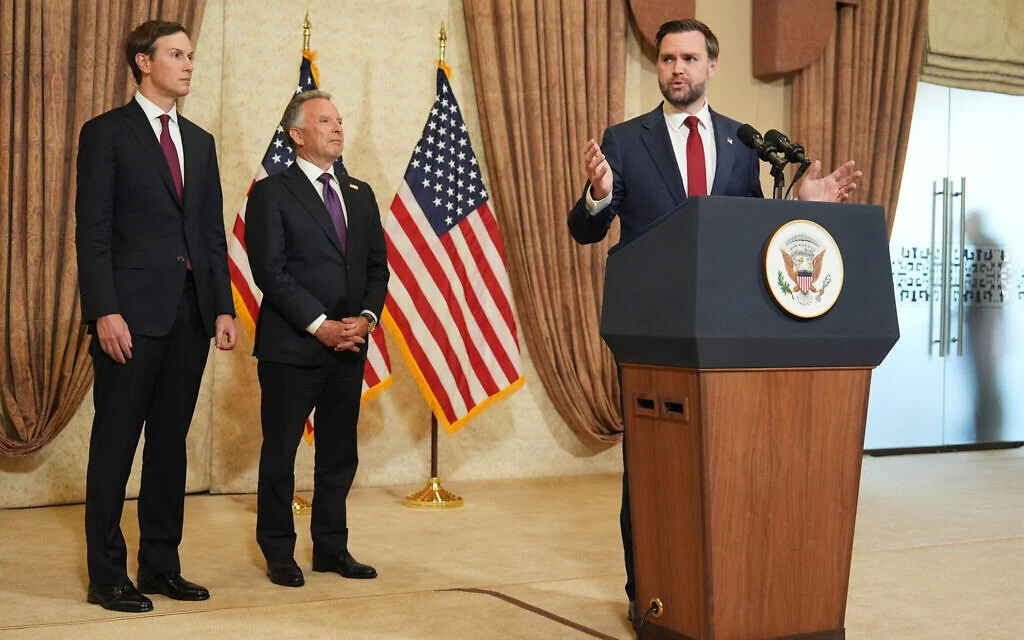 पाकिस्तानमा २१ घण्टा चलेको इरान–अमेरिका वार्ता निष्कर्षविहीन JD Vance Press conference